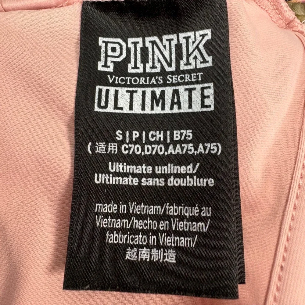 Lot of‎ 4 Sports Bras Adidas Pink Victoria Secret Avia Athleisure Workout Size S